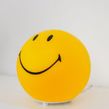 Modern Smiling Face Table Lamp Yellow Decorative LED Night Light for Home Decor