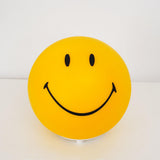 Modern Smiling Face Table Lamp Yellow Decorative LED Night Light for Home Decor