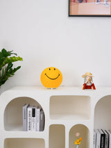 Modern Smiling Face Rechargeable LED Table Lamp for Bedside and Kids Bedroom Decor