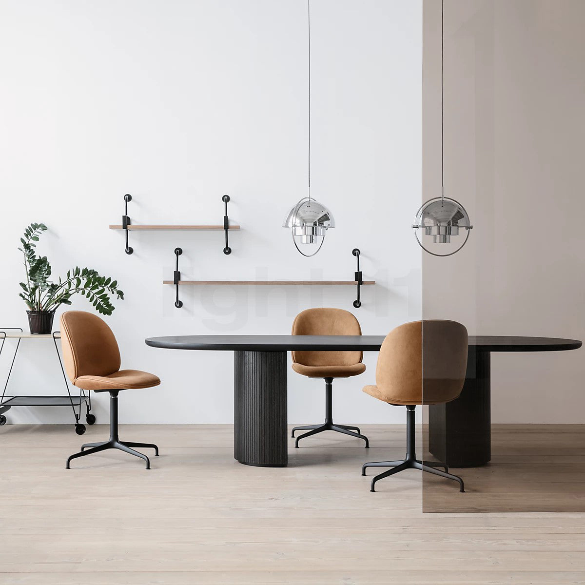 Modern Adjustable Deformed Ball Pendant Light with Multi Lite Shade Design for Dining Room