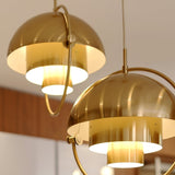 Modern Adjustable Deformed Ball Pendant Light with Multi Lite Shade Design for Dining Room