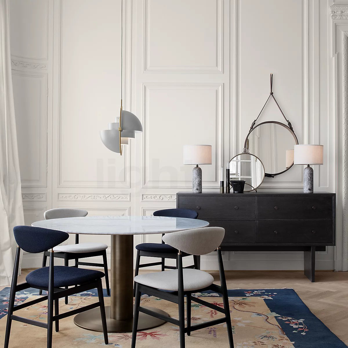 Modern Adjustable Deformed Ball Pendant Light with Multi Lite Shade Design for Dining Room