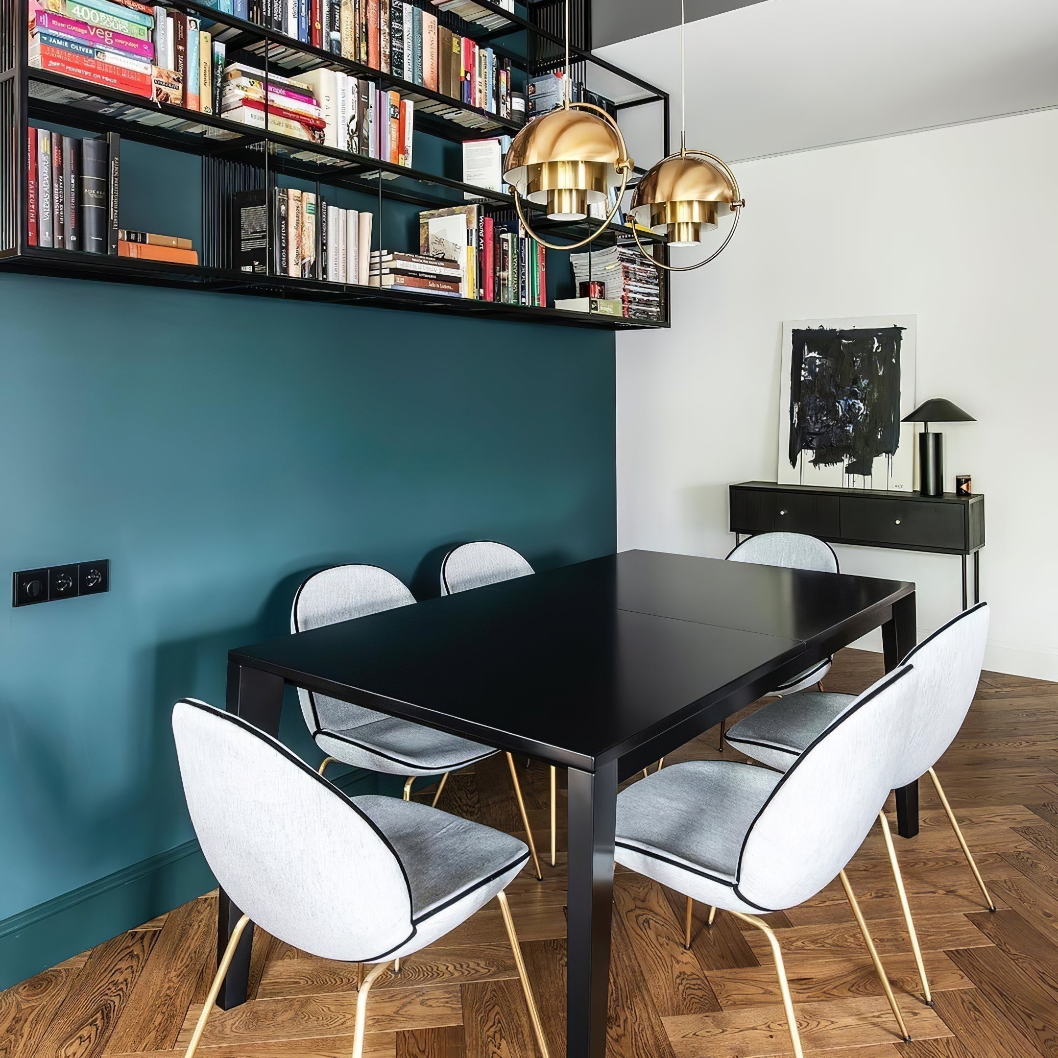 Modern Adjustable Deformed Ball Pendant Light with Multi Lite Shade Design for Dining Room