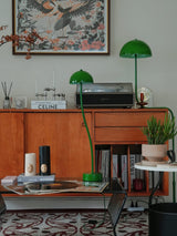 modern-mung-bean-sprout-banker-style-table-lamp-with-green-glass-shade