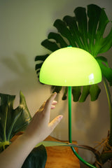 modern-mung-bean-sprout-banker-style-table-lamp-with-green-glass-shade