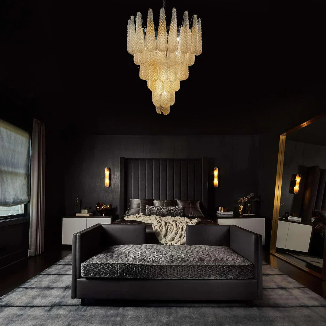 handcrafted-amber-murano-glass-petals-drop-chandelier-luxury-pendant-light