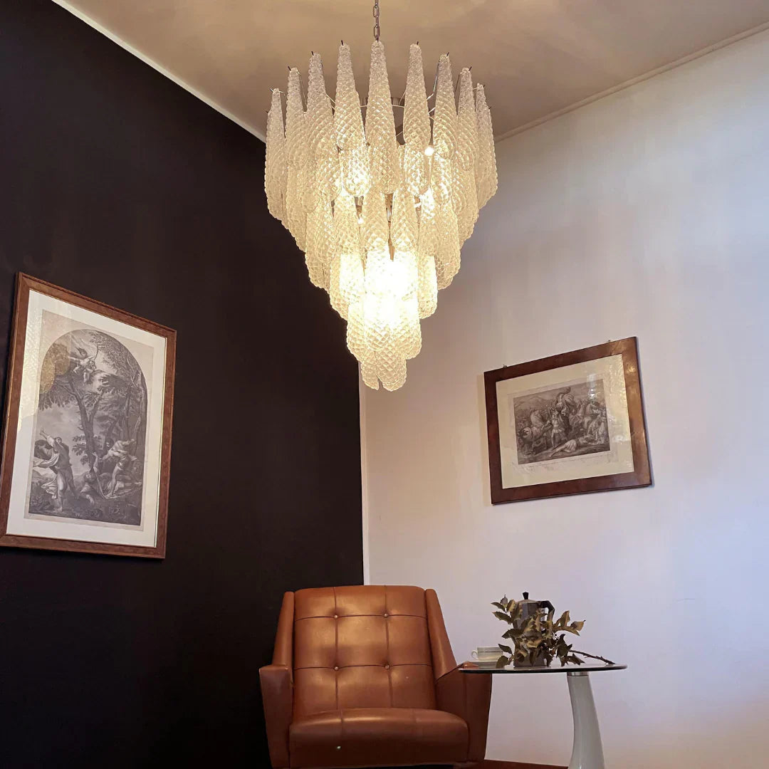 luxury-vintage-murano-glass-petals-drop-chandelier-elegant-transparent-glass-pendant-light