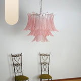 luxurious-pink-fern-murano-glass-chandelier-with-metal-frame-in-gold-chrome-or-nickel
