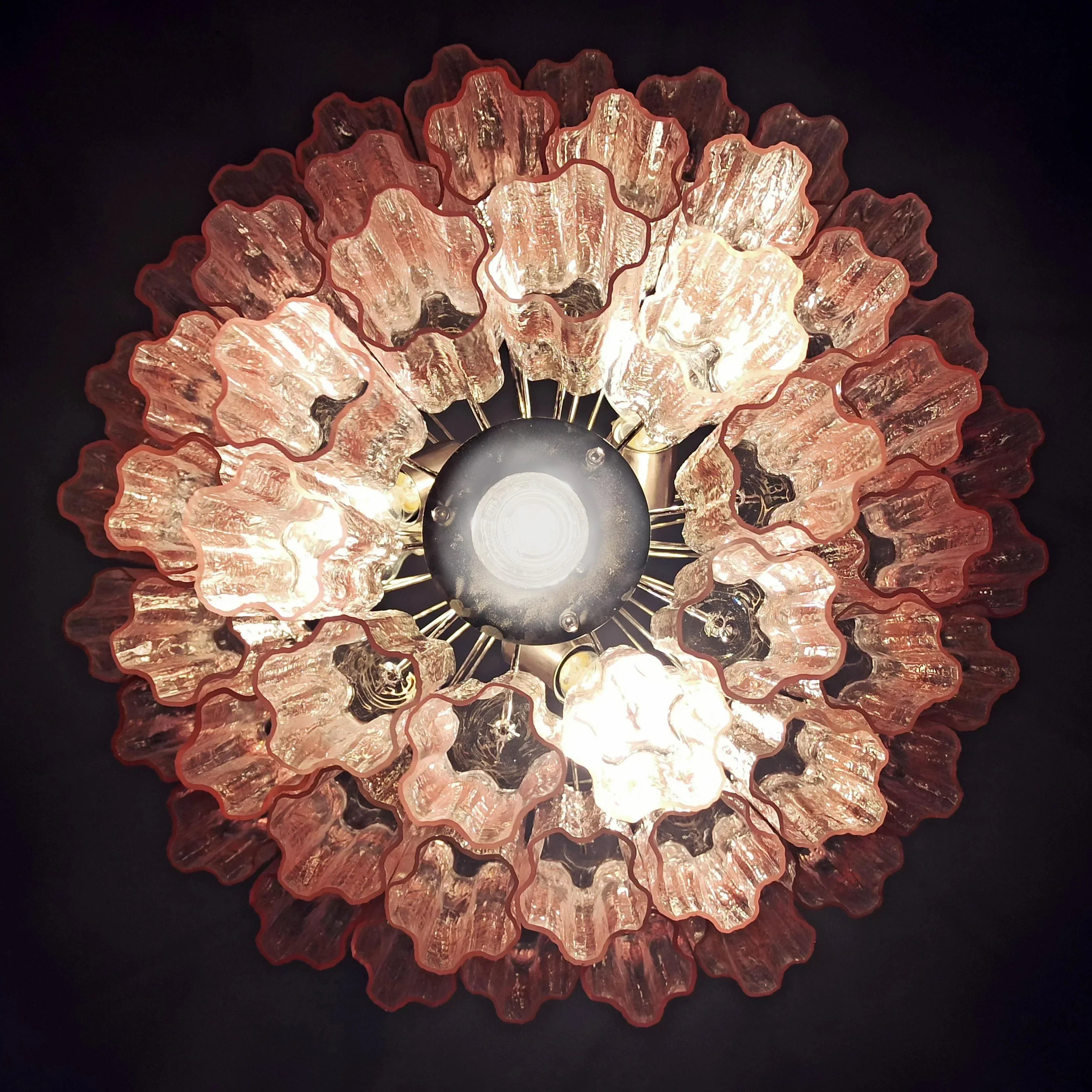 elegant-murano-style-pink-glass-tube-chandelier-luxury-round-pendant-light-fixture