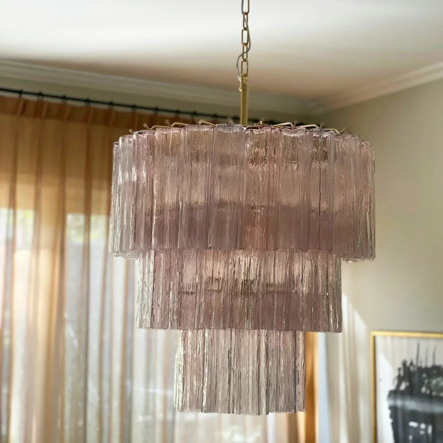 elegant-murano-style-pink-glass-tube-chandelier-luxury-round-pendant-light-fixture