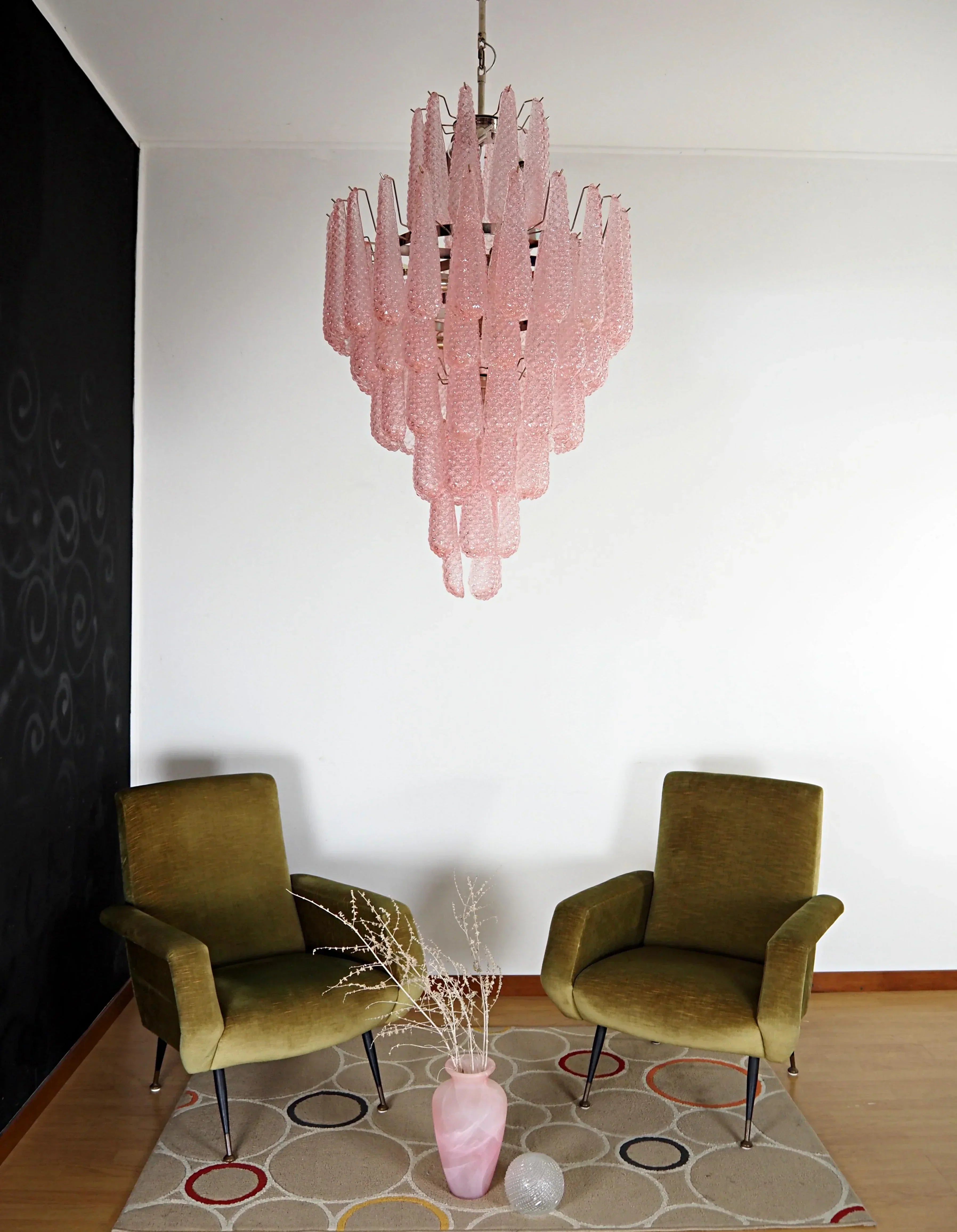 luxury-handblown-murano-pink-petals-glass-pendant-chandelier-lighting-fixture