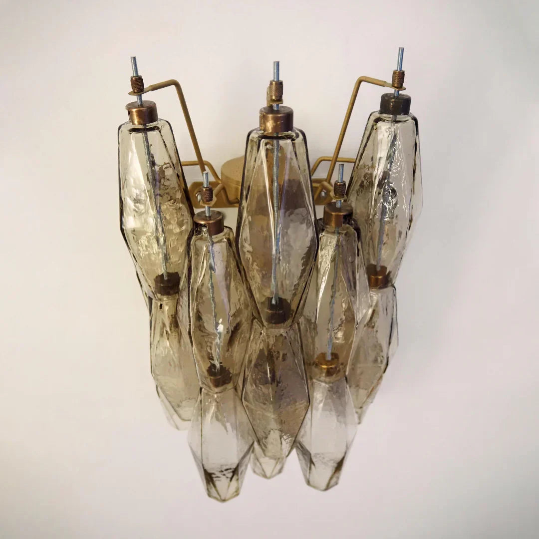 mid-century-modern-murano-poliedri-smoked-glass-wall-sconce-set-of-2-in-polished-brass