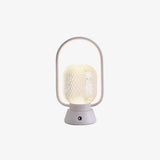 Portable Muse Cordless Table Lamp with Rechargeable Battery and Carry Handle for Indoor Use