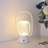 Portable Muse Cordless Table Lamp with Rechargeable Battery and Carry Handle for Indoor Use