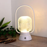 Portable Muse Cordless Table Lamp with Rechargeable Battery and Carry Handle for Indoor Use