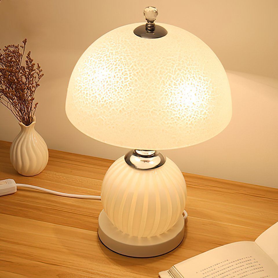 mid-century-modern-mushroom-glass-table-lamp-with-chrome-iron-base-for-bedside-and-living-room-decor