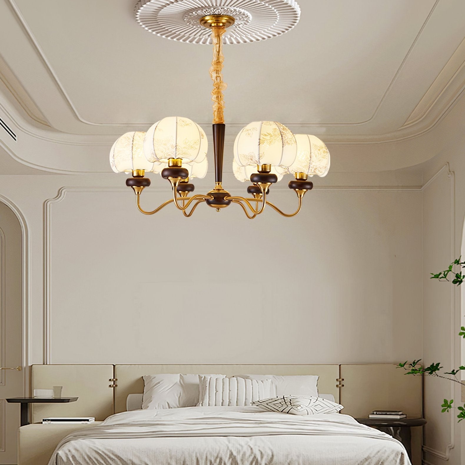 modern-mushroom-fabric-pendant-light-multi-head-ceiling-chandelier-for-dining-room-and-bedroom