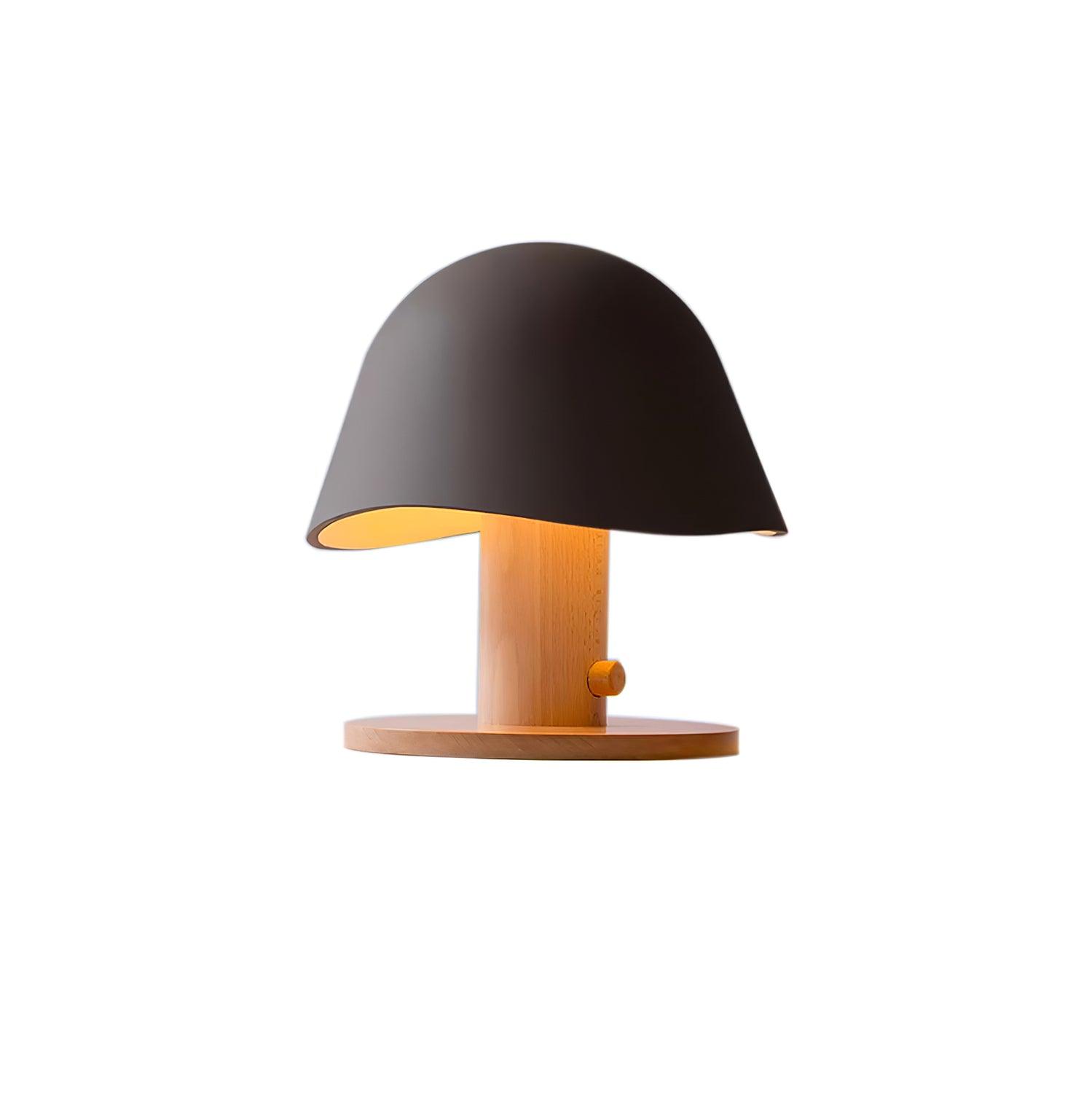 Modern Mushroom Silhouette Bedside Table Lamp for Living Room and Bedroom Decor