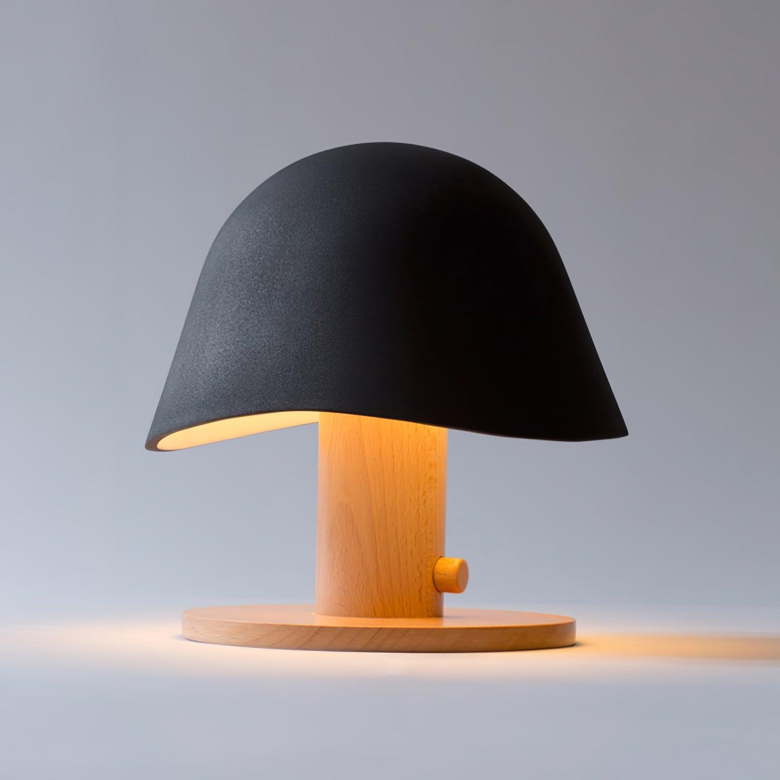 Modern Mushroom Silhouette Bedside Table Lamp for Living Room and Bedroom Decor