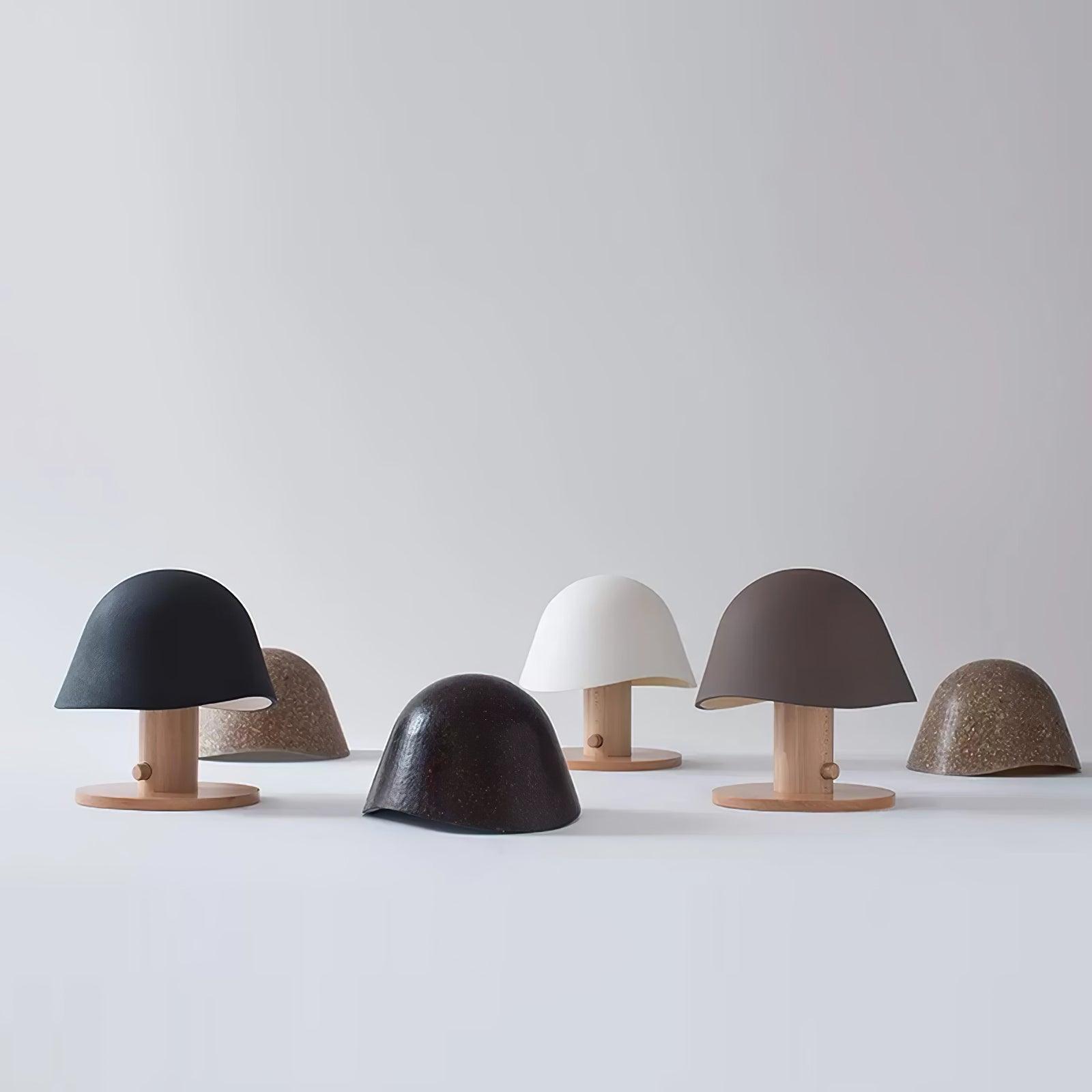 Modern Mushroom Silhouette Bedside Table Lamp for Living Room and Bedroom Decor