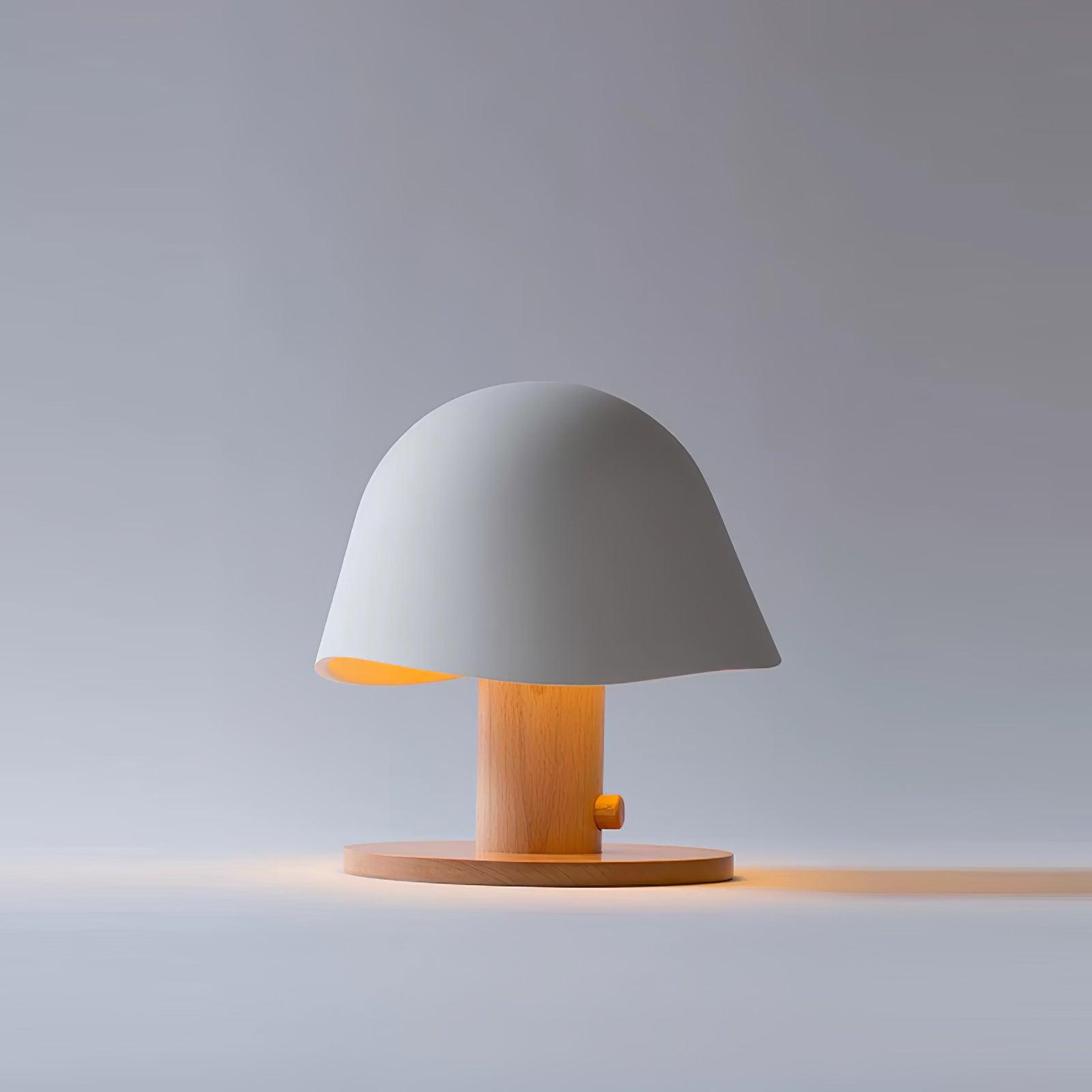 Modern Mushroom Silhouette Bedside Table Lamp for Living Room and Bedroom Decor