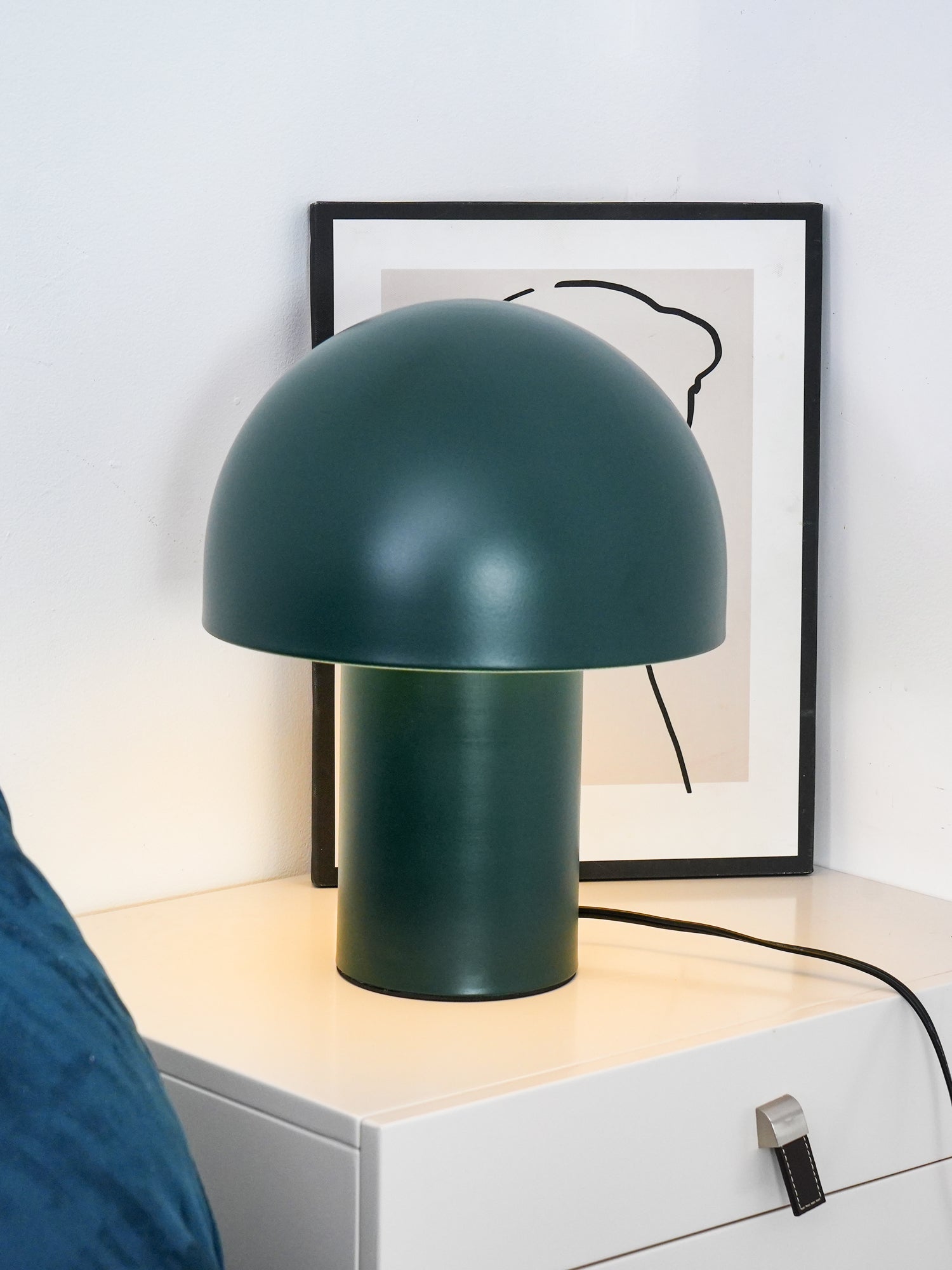 Modern Mushroom Umbrella LED Table Lamp for Bedside and Office Desk Decor