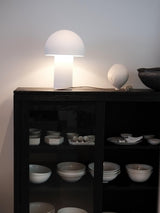 Modern Mushroom Umbrella LED Table Lamp for Bedside and Office Desk Decor