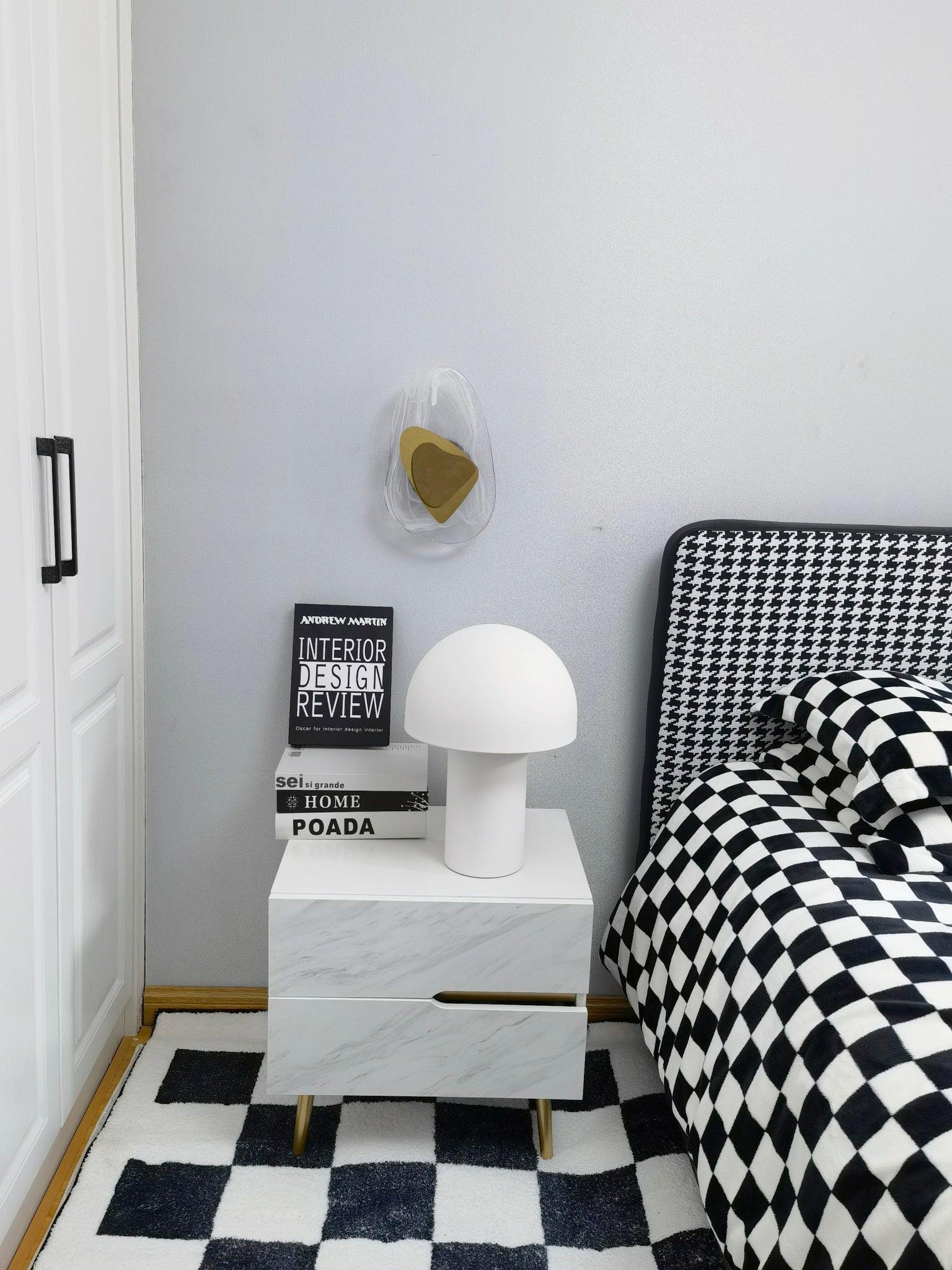 Modern Mushroom Umbrella LED Table Lamp for Bedside and Office Desk Decor