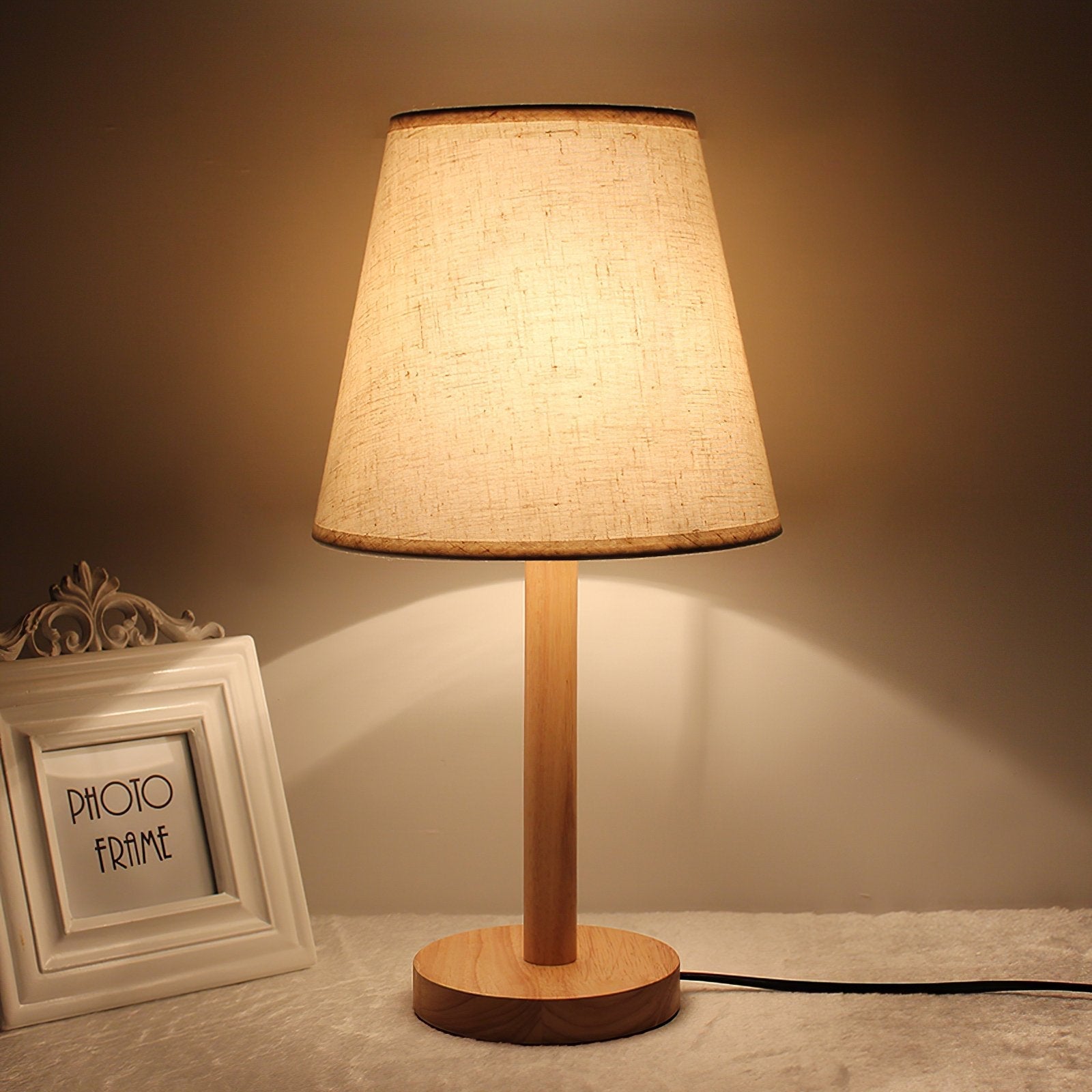 minimalist-nordic-wooden-bedside-lamp-with-white-fabric-drum-shade-for-modern-home