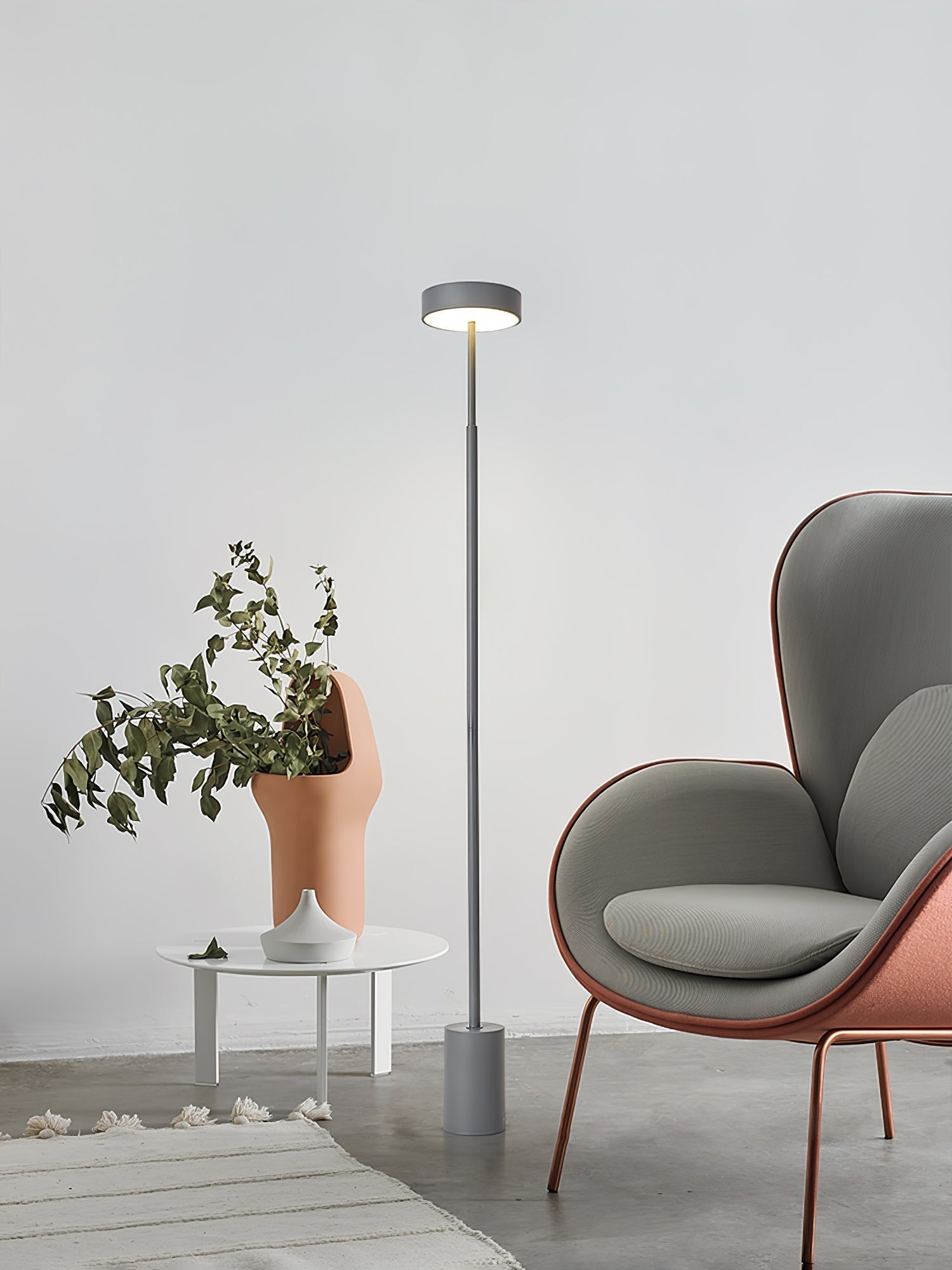 Naya Modern Rotatable LED Floor Lamp Minimalist Accent Standing Light for Reading
