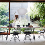 Modern Bubble Mulberry Silk Pendant Light Geometric Mid Century Minimalist Hanging Lamp for Living Room