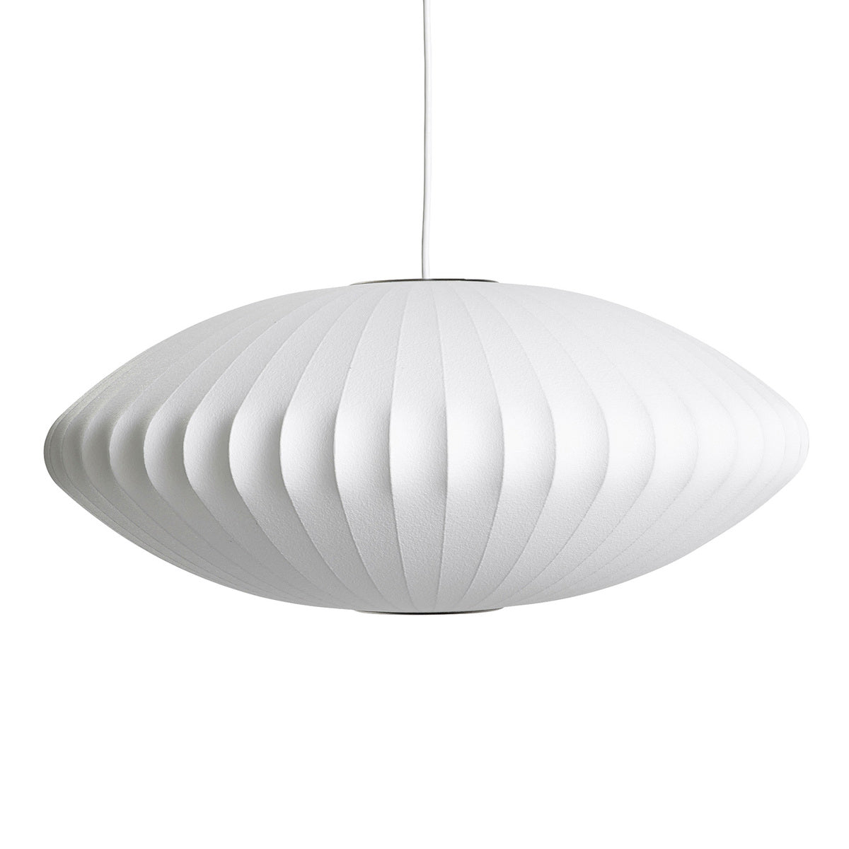 Modern Bubble Mulberry Silk Pendant Light Geometric Mid Century Minimalist Hanging Lamp for Living Room
