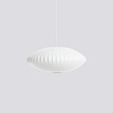 Modern Bubble Mulberry Silk Pendant Light Geometric Mid Century Minimalist Hanging Lamp for Living Room