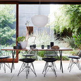 Modern Bubble Mulberry Silk Pendant Light Geometric Mid Century Minimalist Hanging Lamp for Living Room