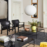 Modern Bubble Mulberry Silk Pendant Light Geometric Mid Century Minimalist Hanging Lamp for Living Room
