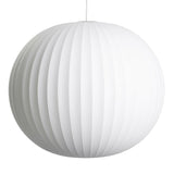 Modern Bubble Mulberry Silk Pendant Light Geometric Mid Century Minimalist Hanging Lamp for Living Room
