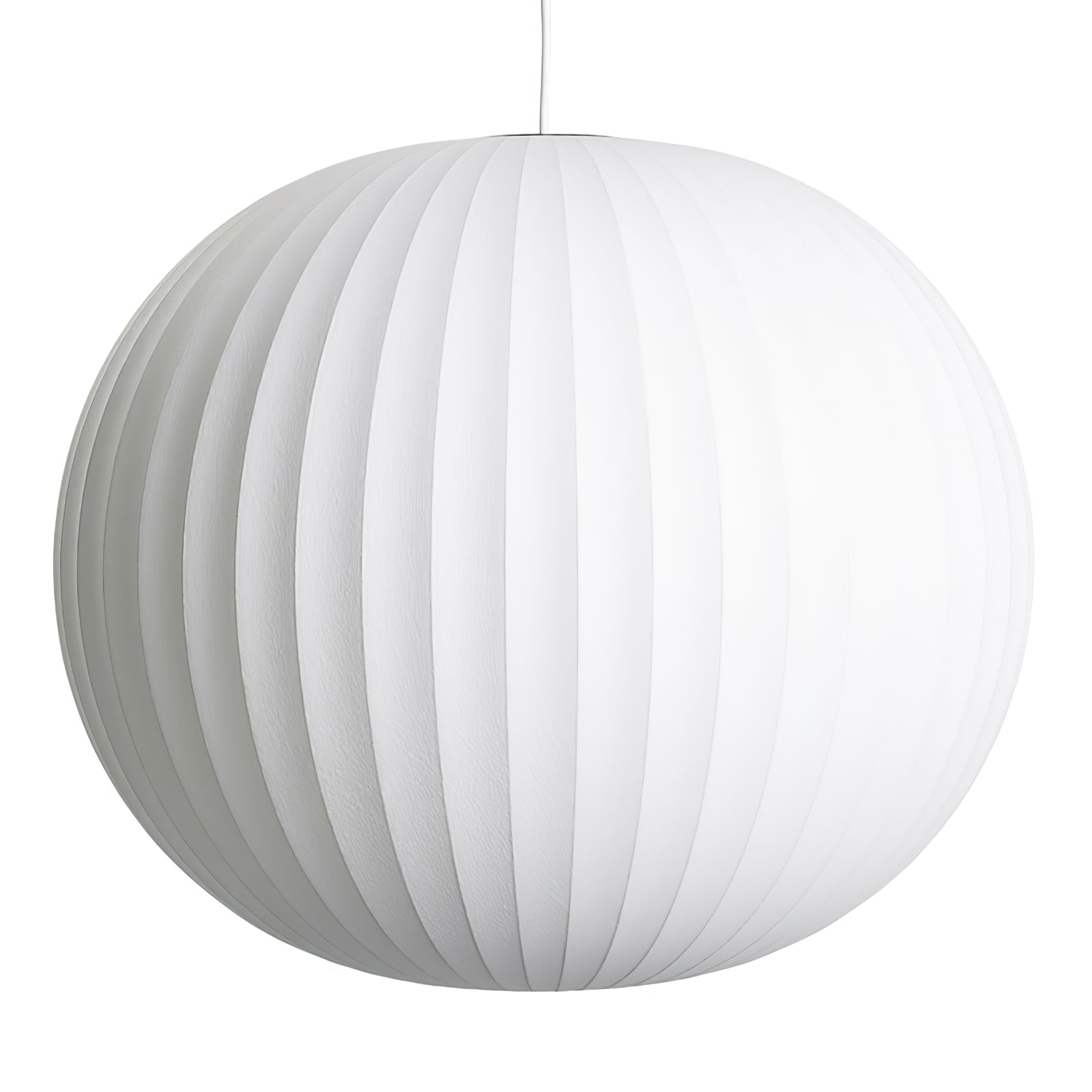 Modern Bubble Mulberry Silk Pendant Light Geometric Mid Century Minimalist Hanging Lamp for Living Room