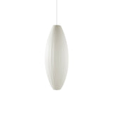 Modern Bubble Mulberry Silk Pendant Light Geometric Mid Century Minimalist Hanging Lamp for Living Room