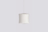 Modern Bubble Mulberry Silk Pendant Light Geometric Mid Century Minimalist Hanging Lamp for Living Room