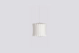Modern Bubble Mulberry Silk Pendant Light Geometric Mid Century Minimalist Hanging Lamp for Living Room
