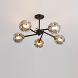 modern-handcrafted-glass-pendant-light-smoke-gray-amber-chandelier-for-dining-room