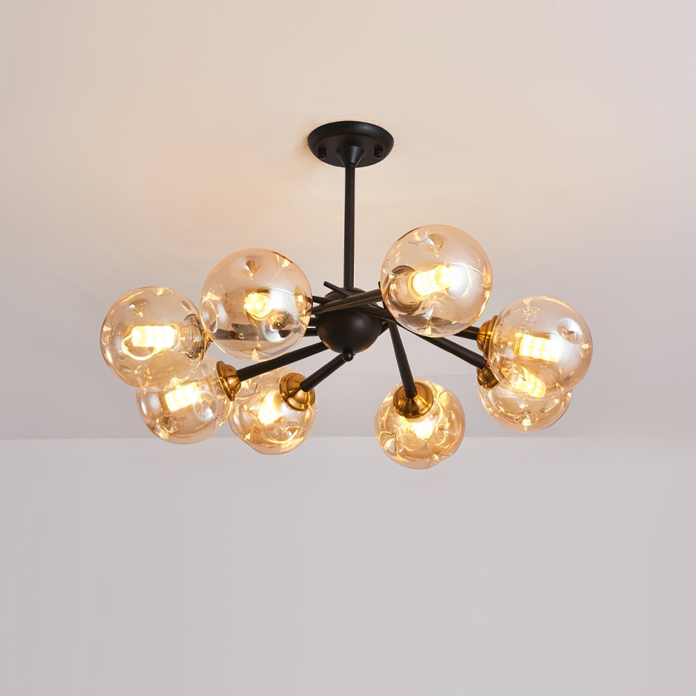 modern-handcrafted-glass-pendant-light-smoke-gray-amber-chandelier-for-dining-room