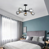 modern-handcrafted-glass-pendant-light-smoke-gray-amber-chandelier-for-dining-room