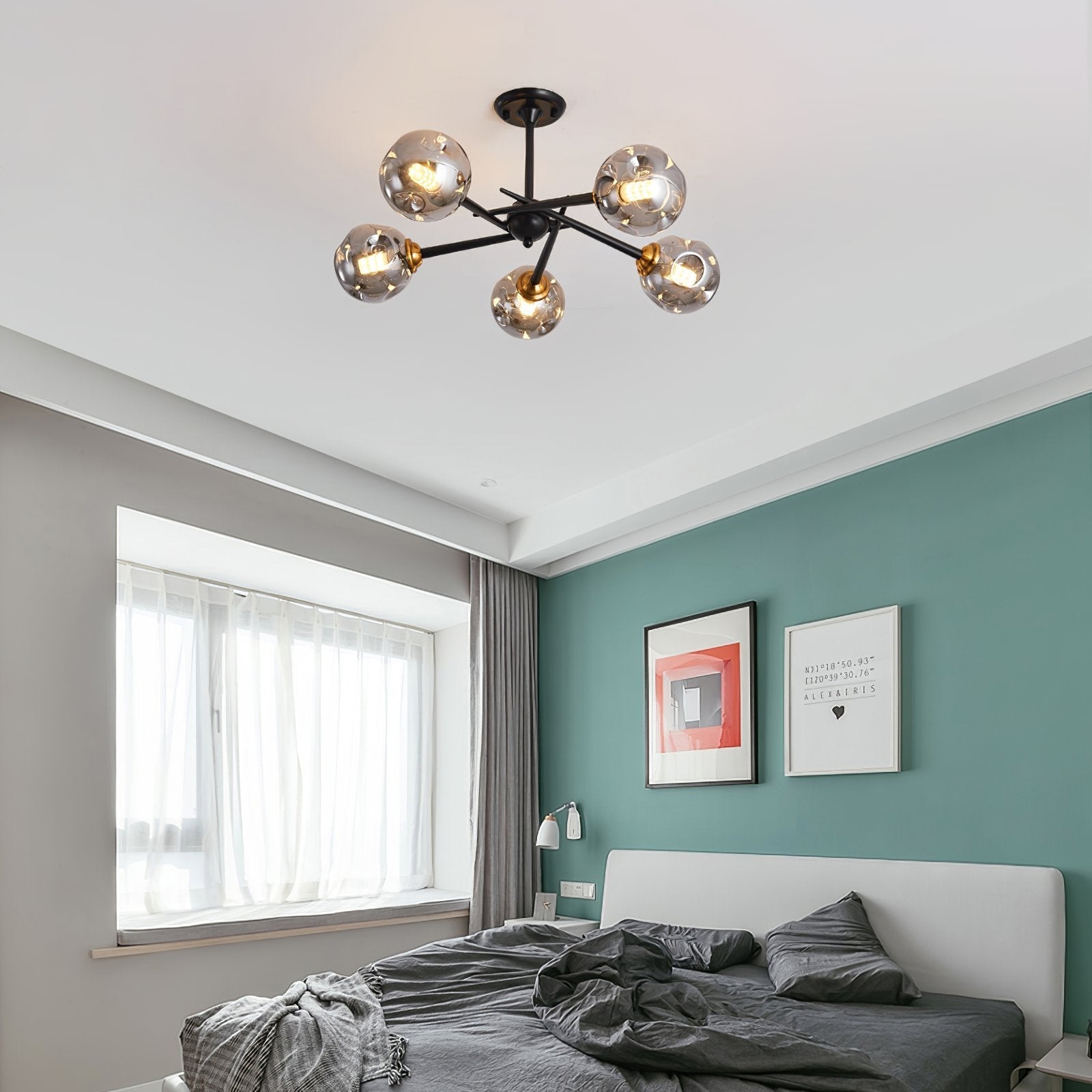 modern-handcrafted-glass-pendant-light-smoke-gray-amber-chandelier-for-dining-room