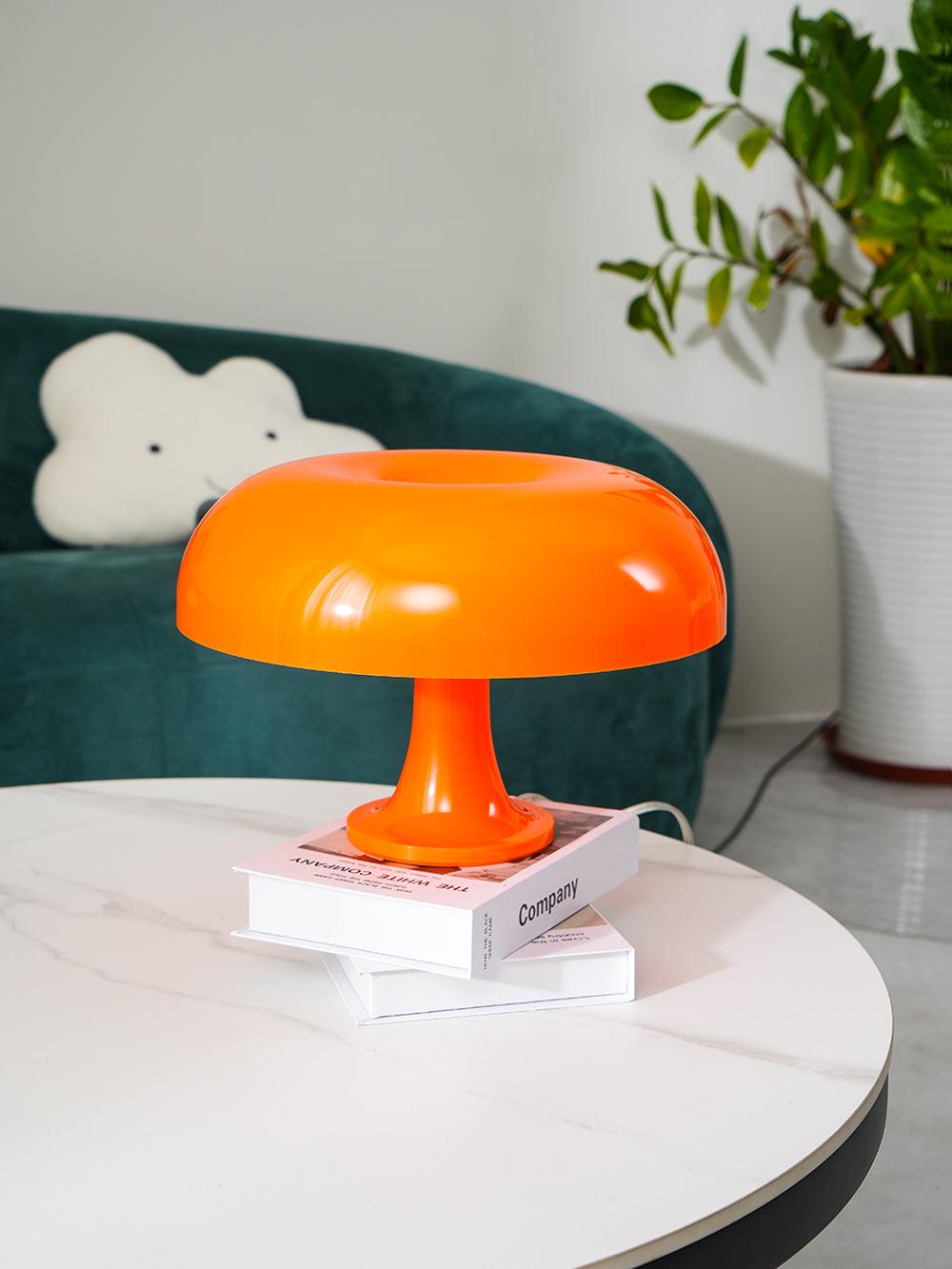 Vintage Style Mid Century Mushroom Desk Lamp for Bedroom and Office Task Lighting