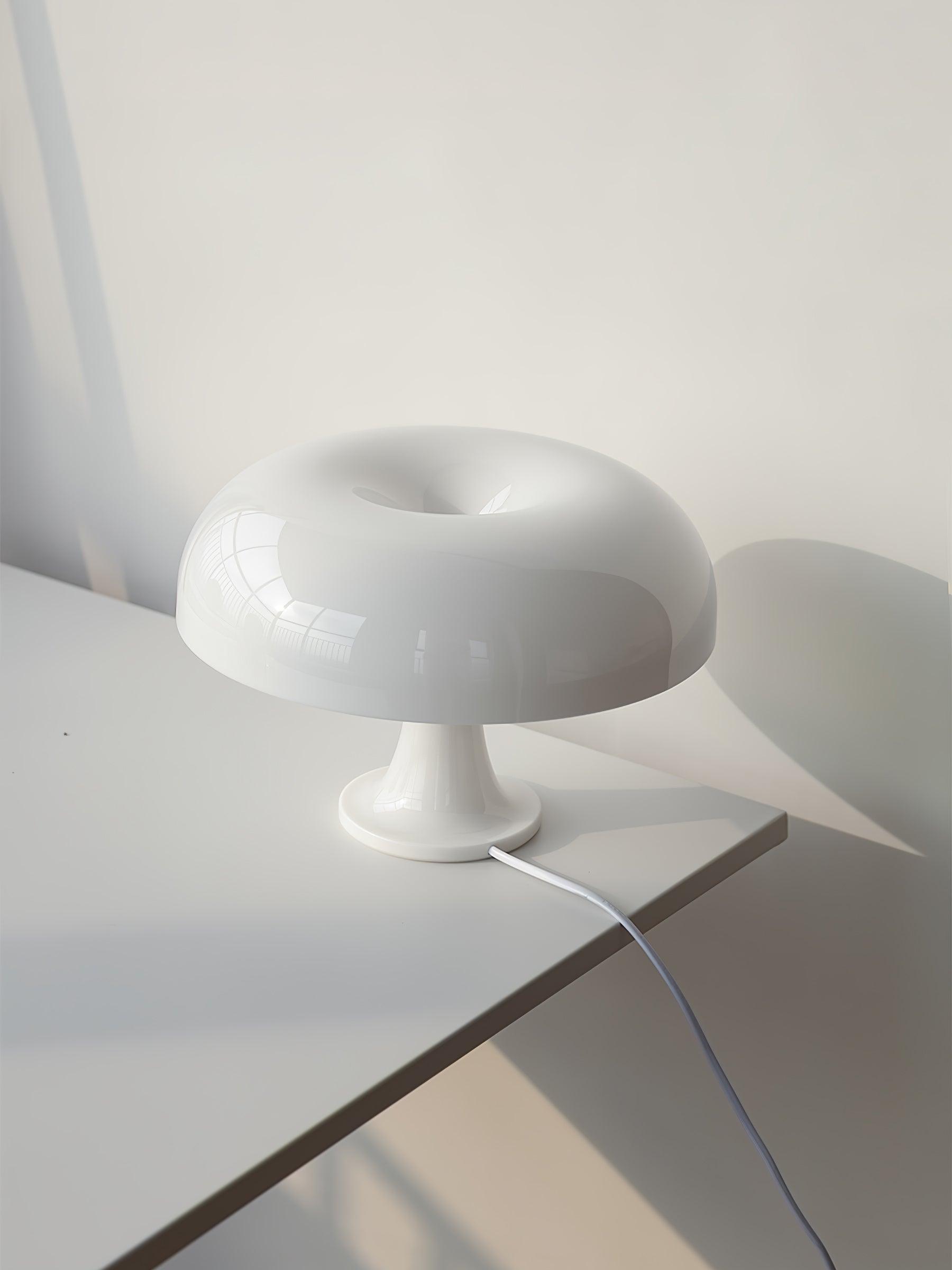 Vintage Style Mid Century Mushroom Desk Lamp for Bedroom and Office Task Lighting