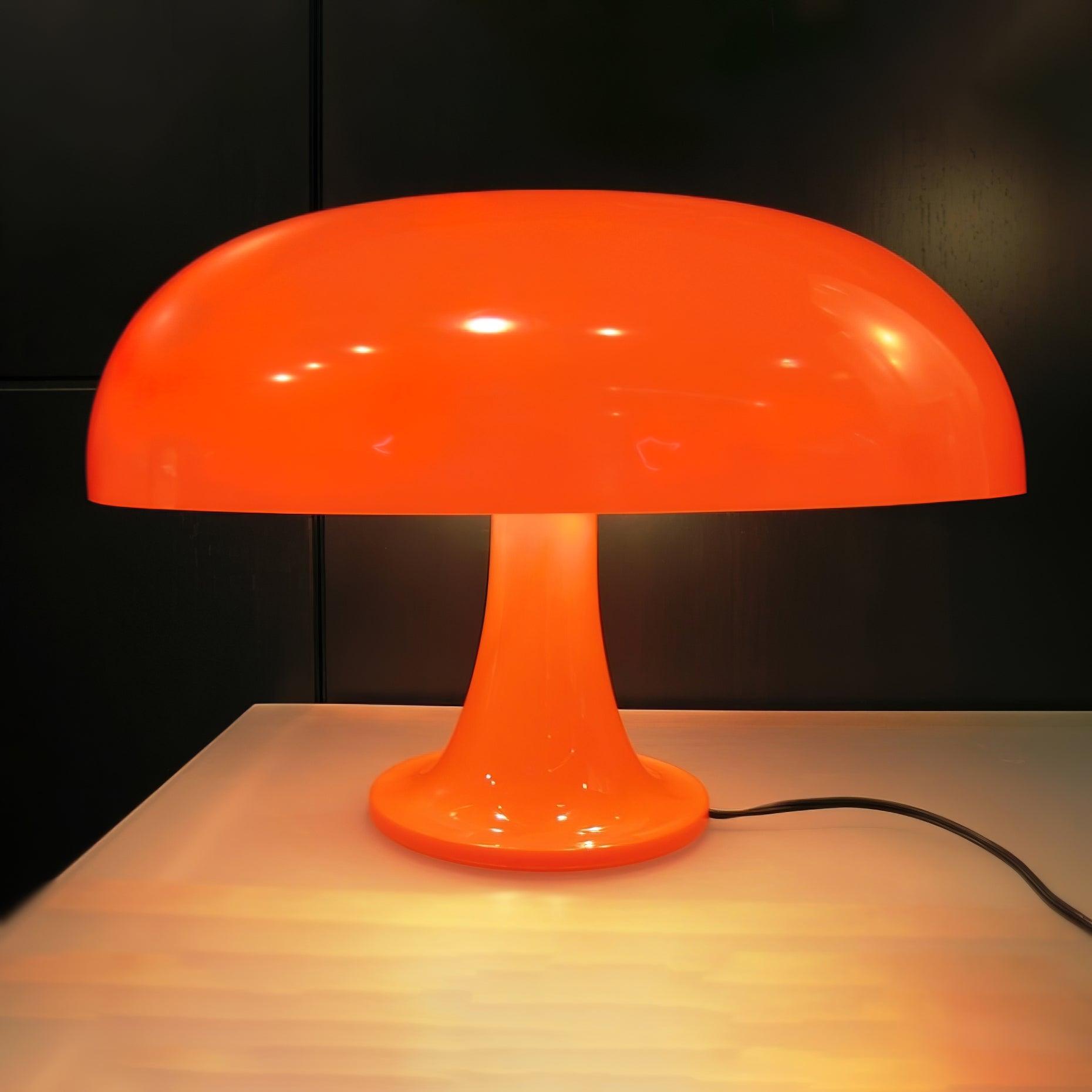 Vintage Style Mid Century Mushroom Desk Lamp for Bedroom and Office Task Lighting