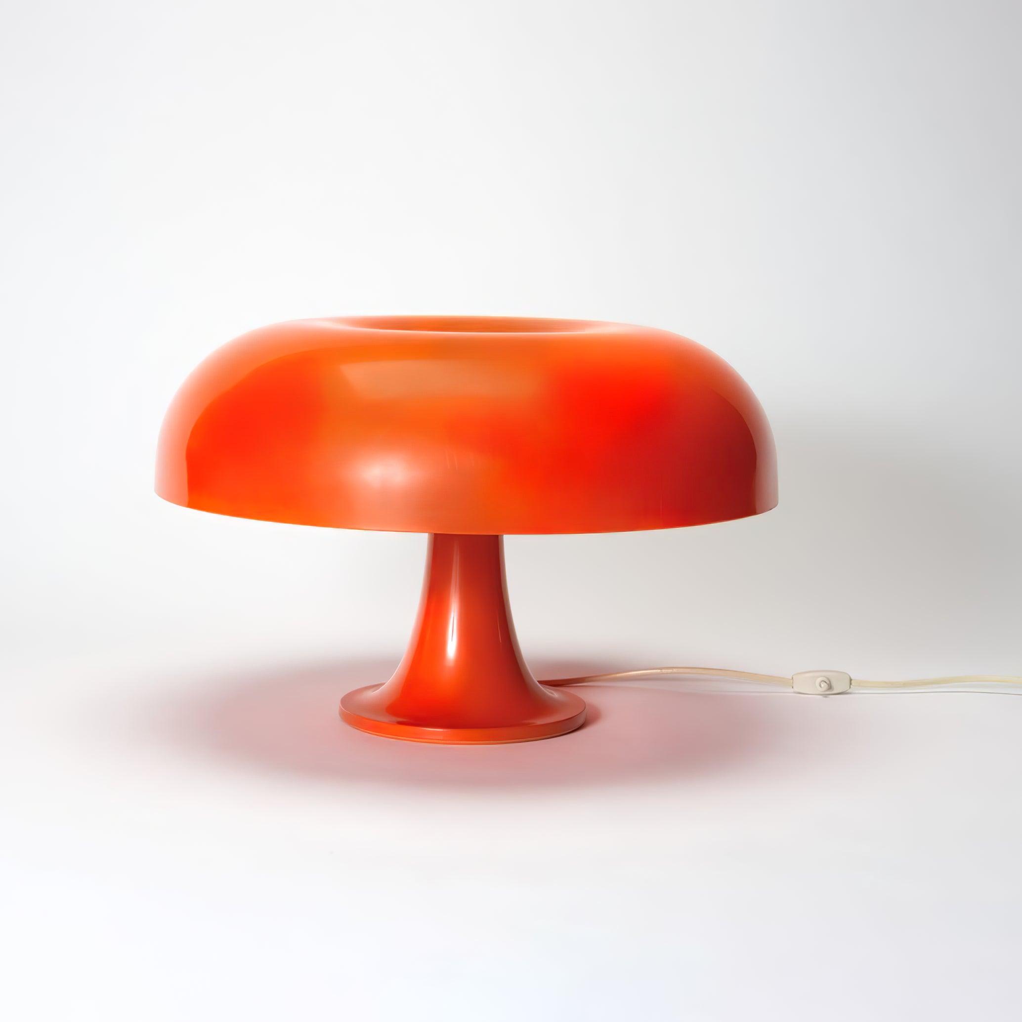 Vintage Style Mid Century Mushroom Desk Lamp for Bedroom and Office Task Lighting