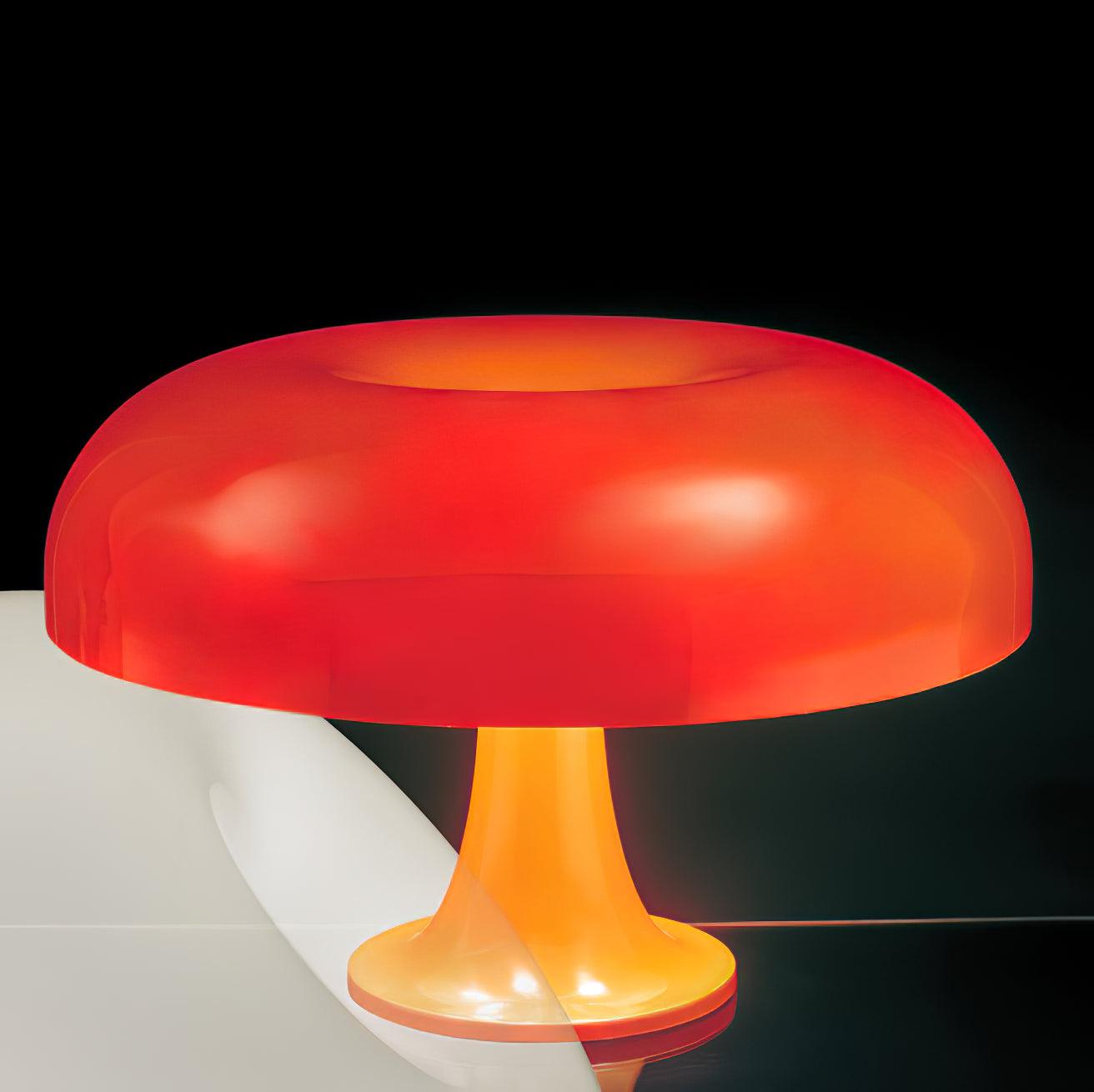 Vintage Style Mid Century Mushroom Desk Lamp for Bedroom and Office Task Lighting