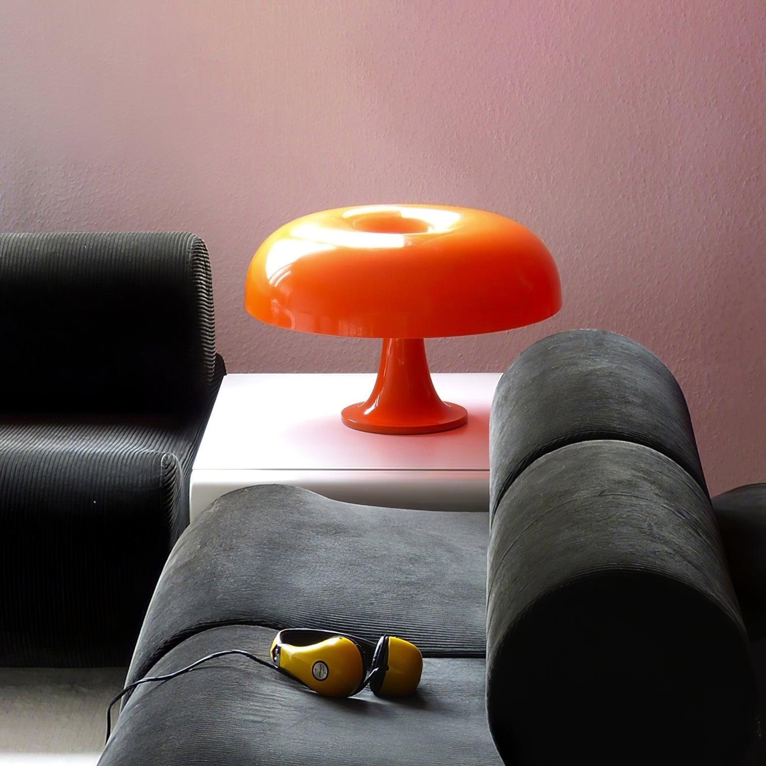 Vintage Style Mid Century Mushroom Desk Lamp for Bedroom and Office Task Lighting